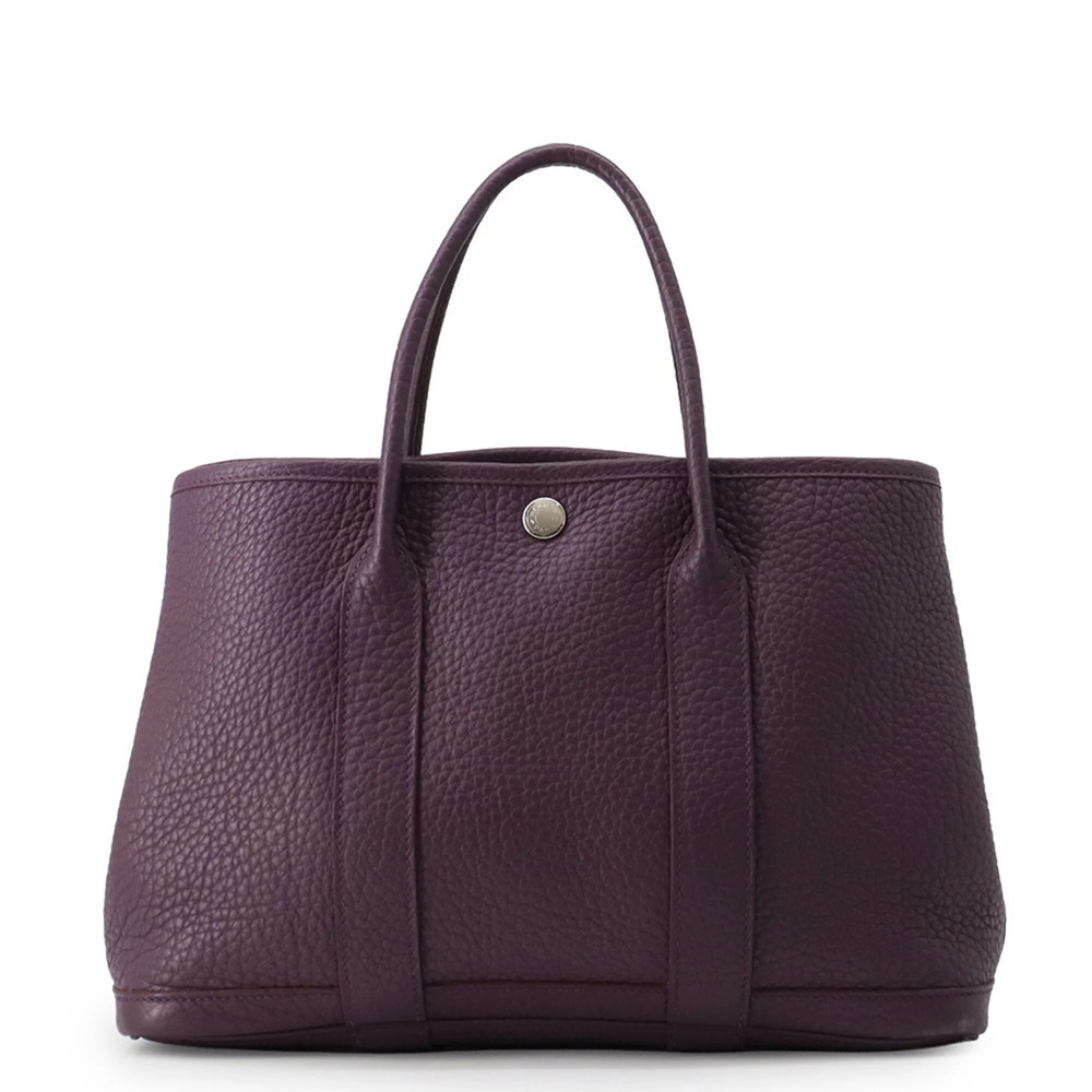 Hermes Garden TPM Tote Bag, Cassis Country, □O stamp, HERMES Party, Garden, H...